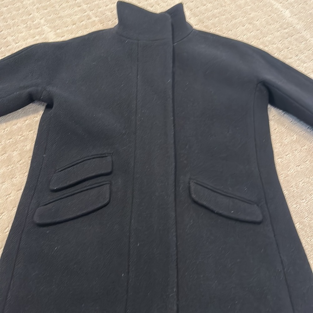 J. Crew Italian Wool Stadium Cloth Cocoon Coat - Picture 5 of 10